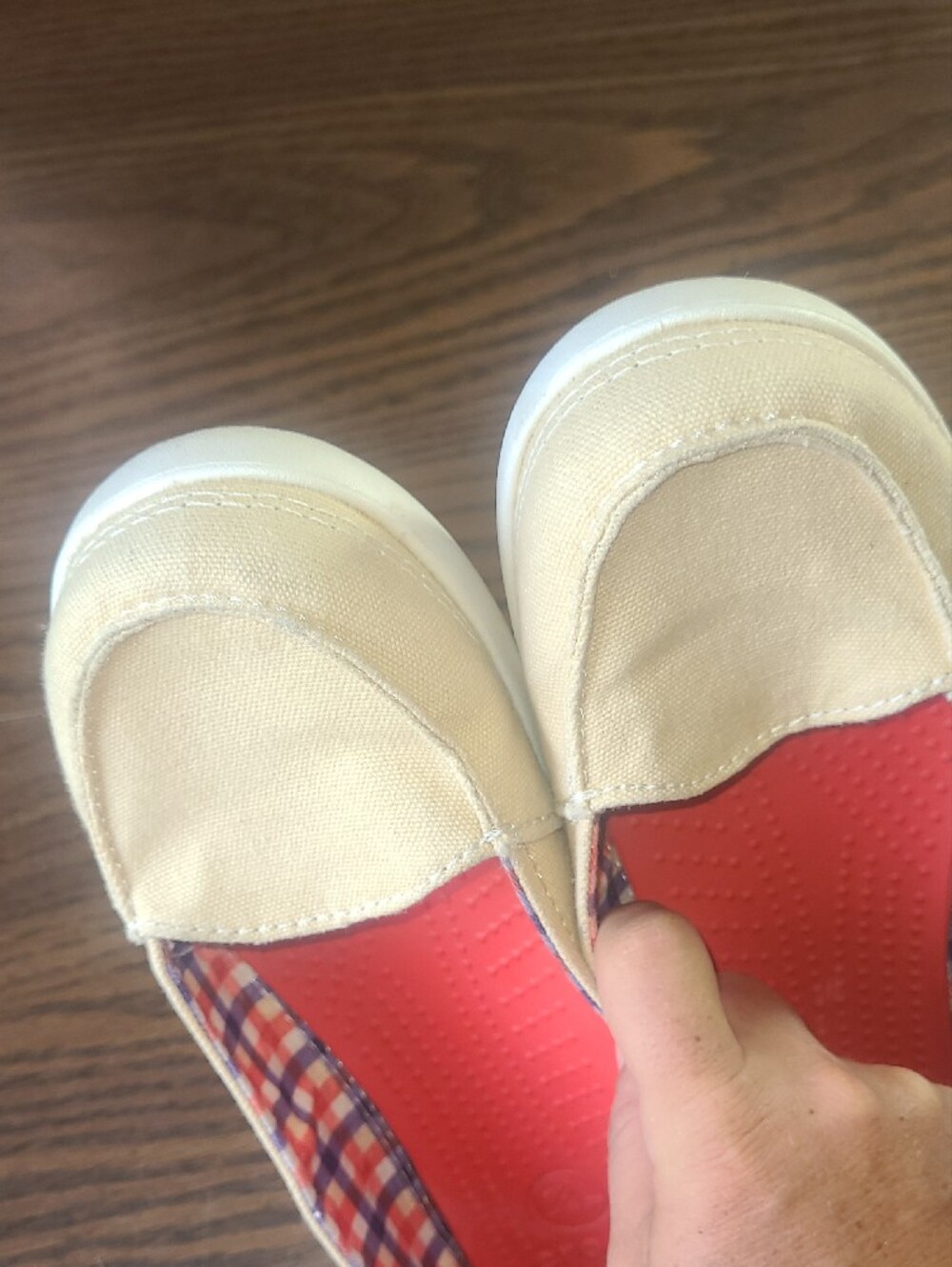 CROCS Melbourne II Short Vamp Flats Loafers Slip-on Shoes Size W 9 Tan Beige - Picture 8 of 14